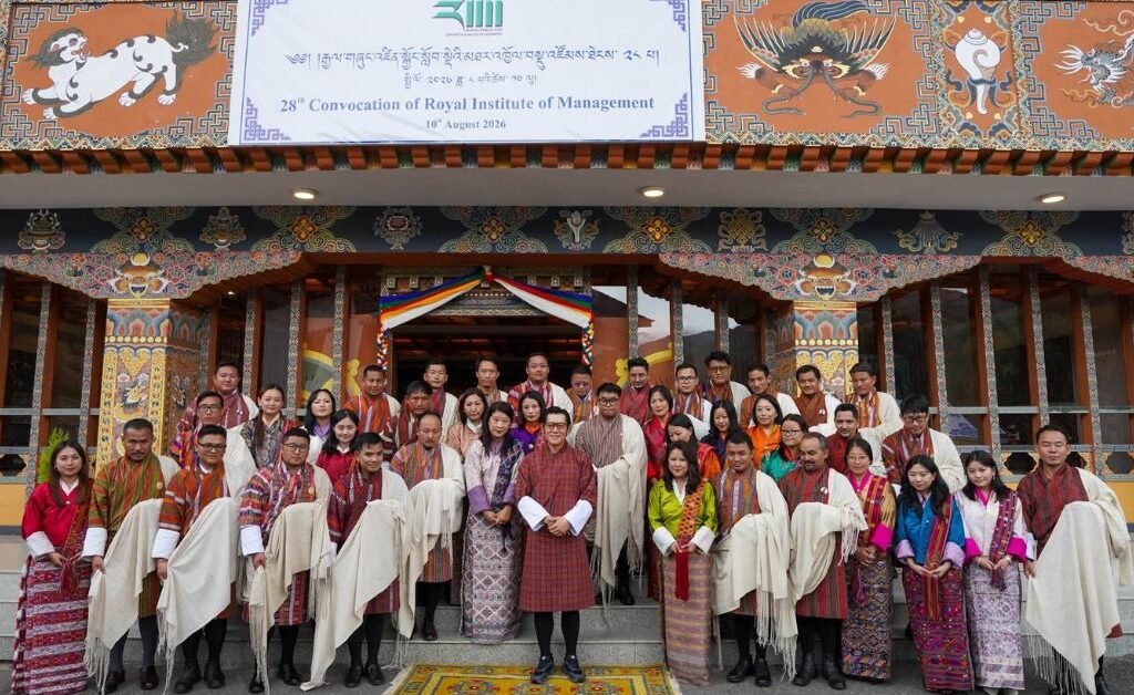 His Majesty the King with MBA Section A 2026
